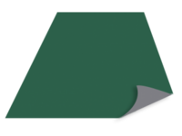 Лист оцинкованный с полимерным покрытием и защитной пленкой, 0,4*1250*2000 мм, зеленый мох RAL 6005
