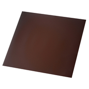 Лист оцинкованный с полимерным покрытием и защитной пленкой, 0,4*1250*3000 мм, коричневый RAL 8017
